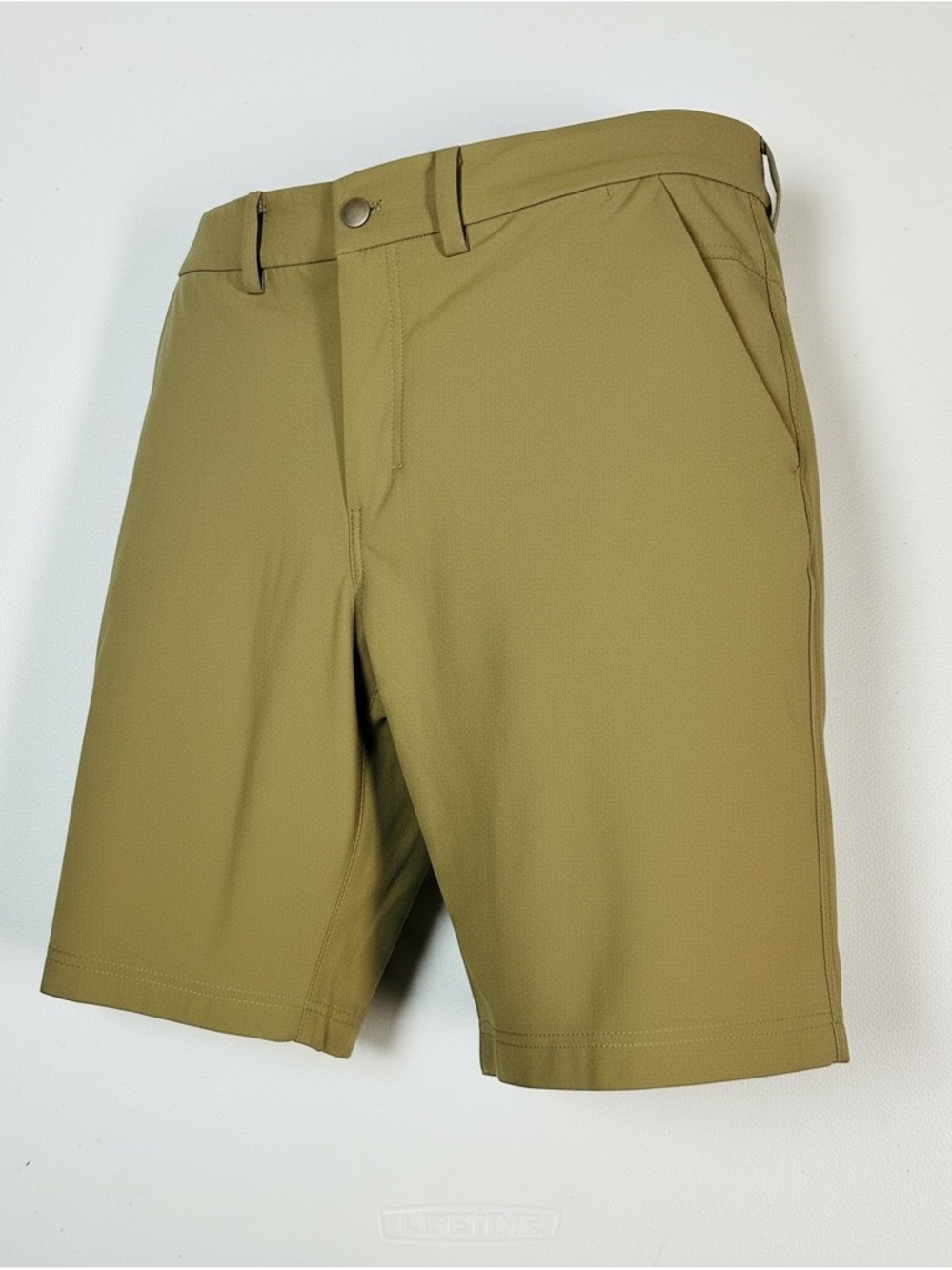 Lululemon Men's ABC Commission Shorts in a tan khaki color